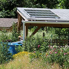 organic garden solar panels