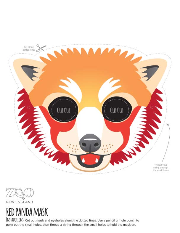 red panda mask
