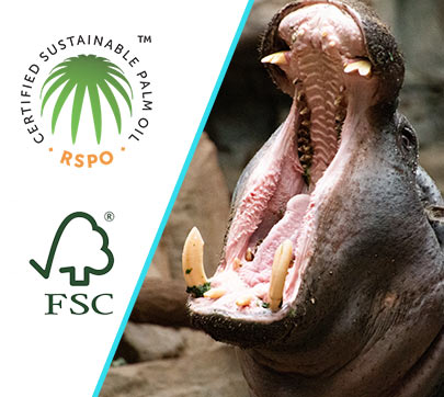 shop responsibly to save hippos in the wild